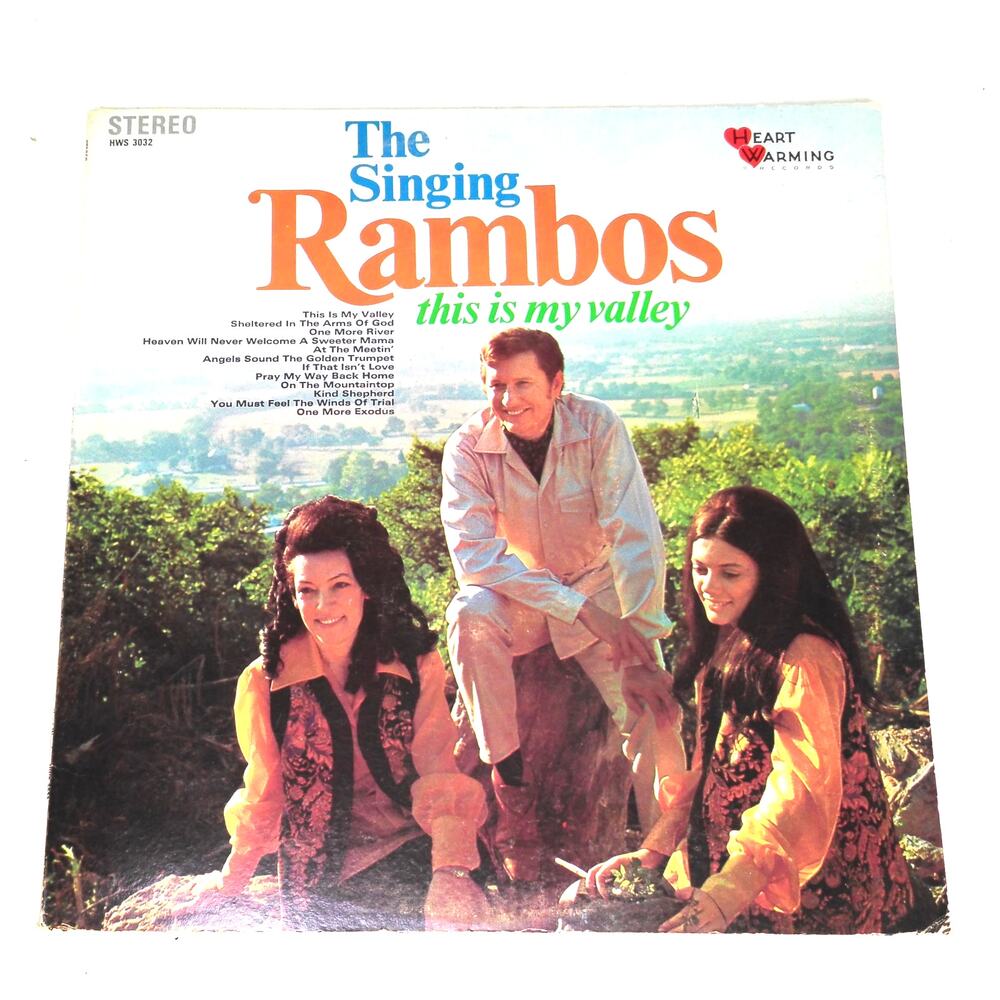 The Singing Rambos This Is My Valley LP Vinyl Record Heart Warming HWS 3032